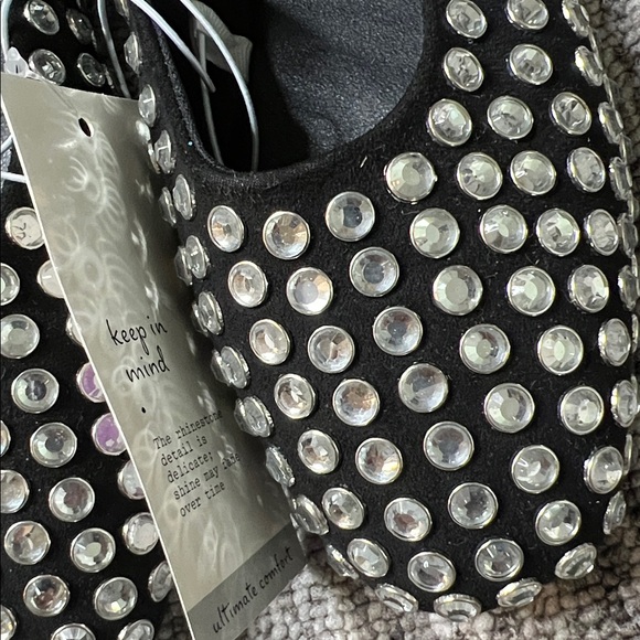 a New Day Womens Issa Rhinestone Mary Jane Ballet Flats Various Sizes - Picture 7 of 10